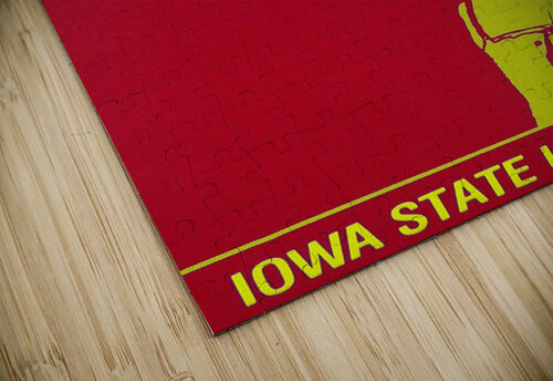 1978 Iowa State Basketball Poster Row One Brand puzzle