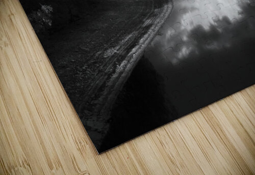 Clouds hang over a lake - Derbyshire - England fotojourneys puzzle