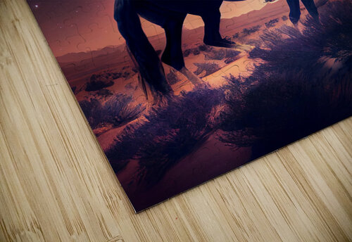 Western Cowboy riding his horse  4 robertomas puzzle