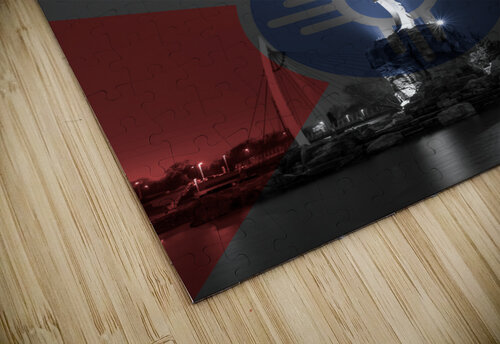 Wichita Flag Keeper of the Plains Joe Montiel puzzle