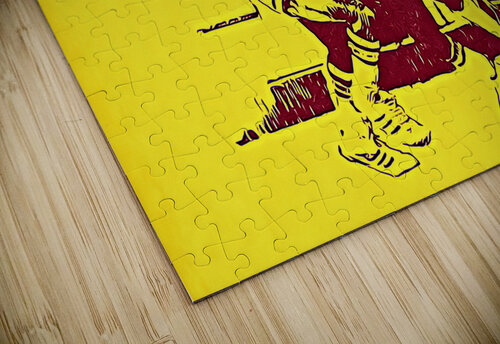 Retro Arizona State Basketball Art Remix Row One Brand puzzle