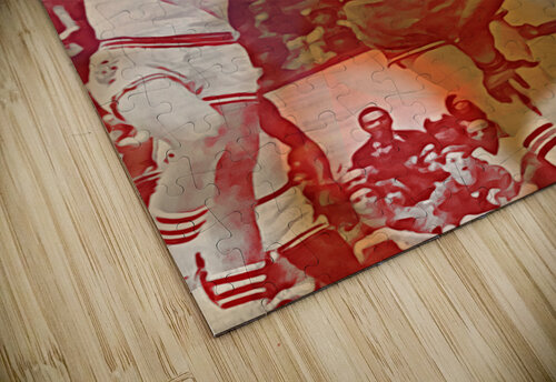 1977 Indiana Basketball Kent Benson Art Row One Brand puzzle
