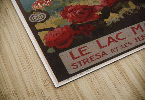 Lake Maggiore Vintage Travel Poster 1927 VINTAGE POSTER puzzle