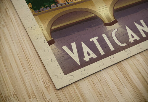 Vatican City vintage poster VINTAGE POSTER puzzle