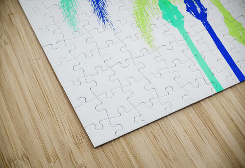 Palm Tree Contemporary Art GabyTexas puzzle