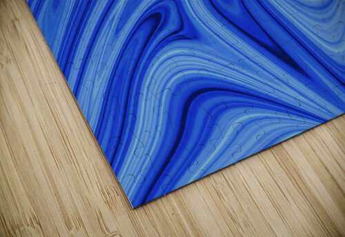 Blue and White Abstract Michelle Rae puzzle