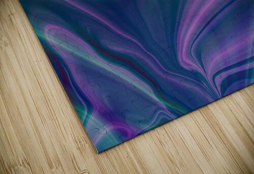 Purple and Green Abstract Michelle Rae puzzle