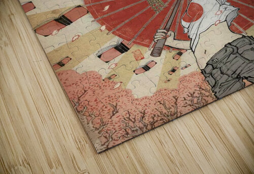 Yuko Shimizu sketch travel poster VINTAGE POSTER puzzle