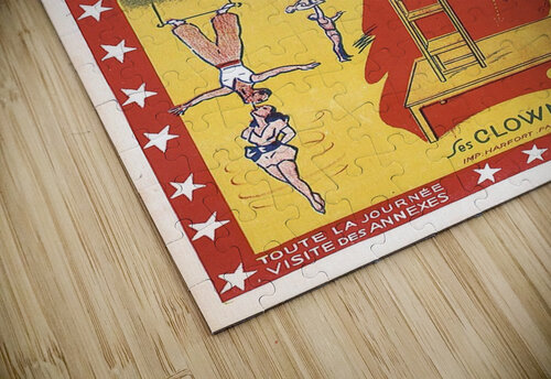 1930 French Circus Fusterino Poster VINTAGE POSTER puzzle