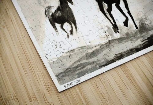 Wild Horses H20colorartist puzzle
