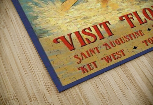 Visit Florida VINTAGE POSTER puzzle