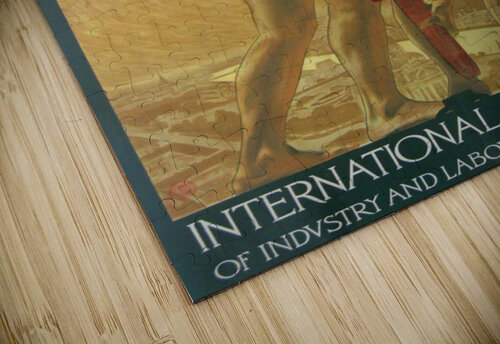 International Exhibition of Industry and Labour Turin 1911 VINTAGE POSTER puzzle