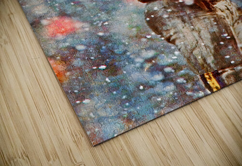 Retro Minnesota Vikings Snowy Day Remix Art Row One Brand puzzle