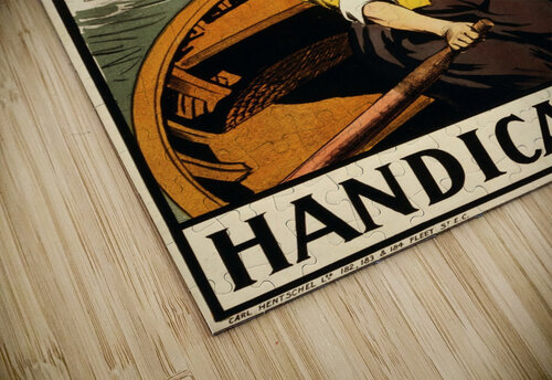 Handicapped VINTAGE POSTER puzzle