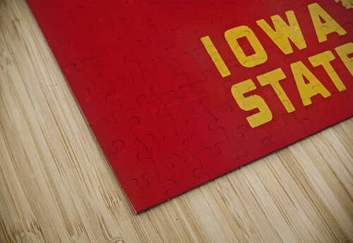 Vintage Iowa State Cyclone Art Row One Brand puzzle