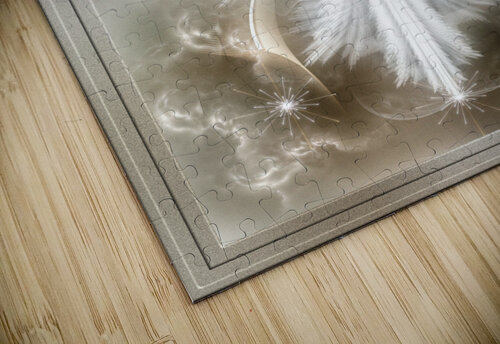 Angel Wings Snowflake Fractal Art Composition by Xzendor7 xzendor7 puzzle