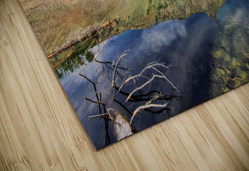 Lake Reflections Fields Photos puzzle