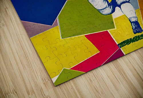 1932 kentucky football art remix Row One Brand puzzle