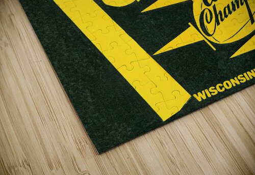 Vintage Green Bay Packers World Champions Art Row One Brand puzzle