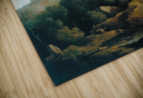 Landscape, near Bath Julius Caesar Ibbetson puzzle