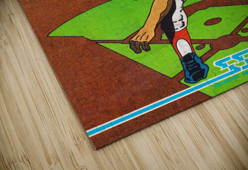 1980 Computer Baseball Game Art Row One Brand puzzle