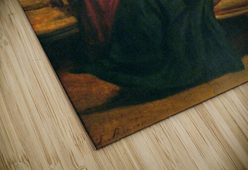 Seated woman reading, 1862 Francois Bonvin puzzle