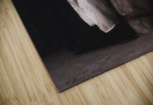 A woman cleaning a barrel Francois Bonvin puzzle