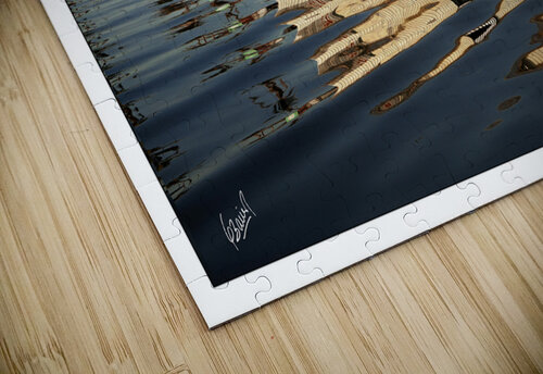 Traditional stilt house built over the water Zulia Venezuela Gustavo Bauer puzzle