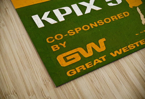 1975 Oakland Athletics KPIX Television Ad  Row One Brand puzzle