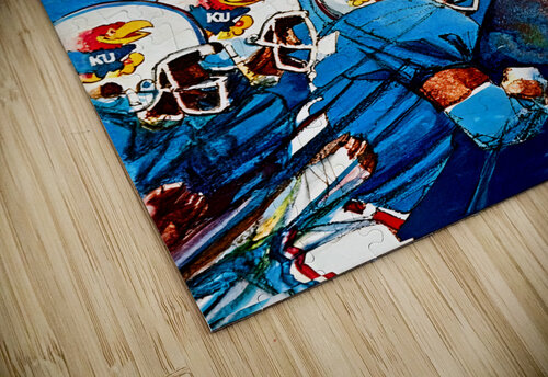 1977 Kansas Jayhawks Football Row One Brand puzzle