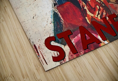 Sixties Stanford Football Art Row One Brand puzzle