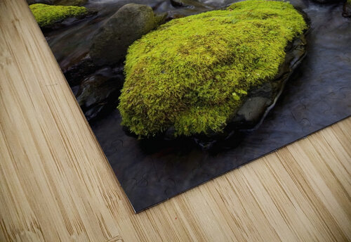 Water Flowing By Moss Covered Rocks In A Stream PacificStock puzzle