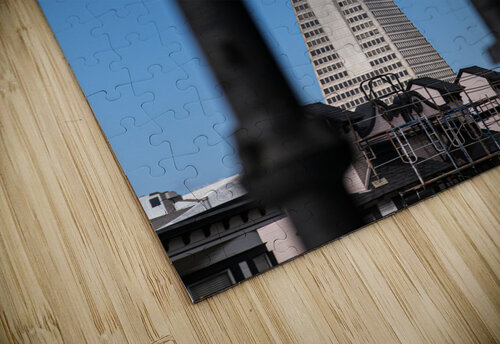 Transamerica Pyramid Among Scaffolding David Yoon puzzle