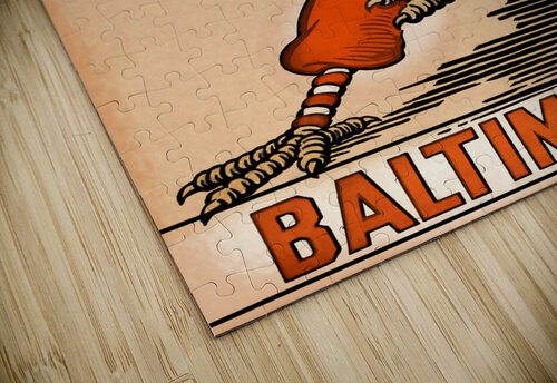 Vintage Baltimore Orioles Art Row One Brand puzzle