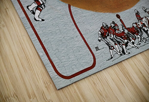 1982 Ohio State Football Art Row One Brand puzzle