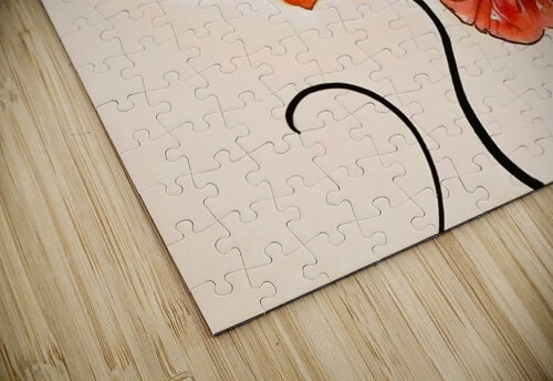 red poppy in the field Aroness puzzle