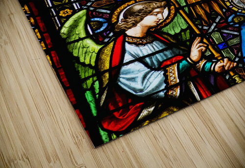 Colourful stained glass windows in the Benedictine Abbey; Montserrat, Catalonia, Spain PacificStock puzzle