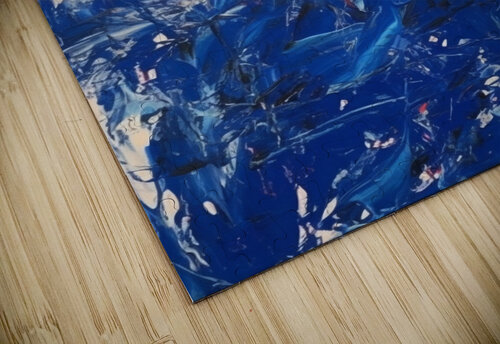 Inspired By Blue Poles Inspired AI puzzle