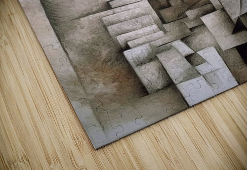 Inspired By Nude Descending A Staircase Inspired AI puzzle