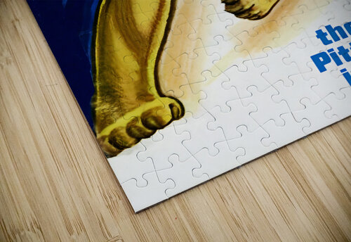 1970 Pitt Panther Art Row One Brand puzzle