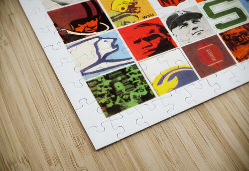 1968 Michigan Football Art Row One Brand puzzle