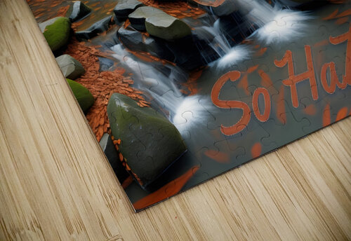 A tranquil zen sanctuary waterfall 1 So HaZed puzzle