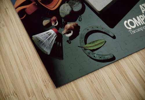 Retro Atari Computer Camp Advertisement Row One Brand puzzle