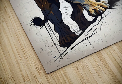 Ascension Royale : Lion en Style Acrylique Anime Melissa Lefebvre puzzle