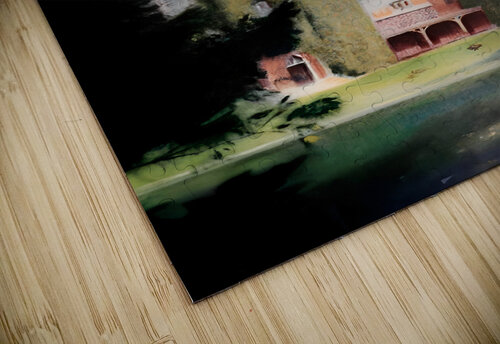 Vintage Kansas State University Campus Art Row One Brand puzzle
