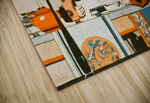 Vintage College Students and Collegiate Pennants Row One Brand puzzle