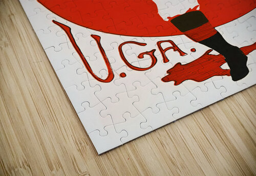 1900s Georgia Bulldogs Baseball Art Row One Brand puzzle