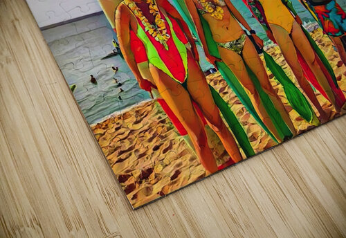 GiRLS N SURFBOARDS Scott Werny puzzle