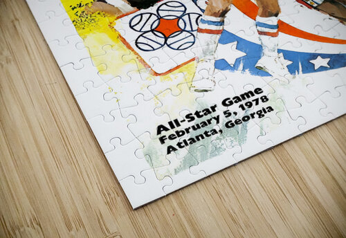 1978 NBA All-Star Game Art Row One Brand puzzle