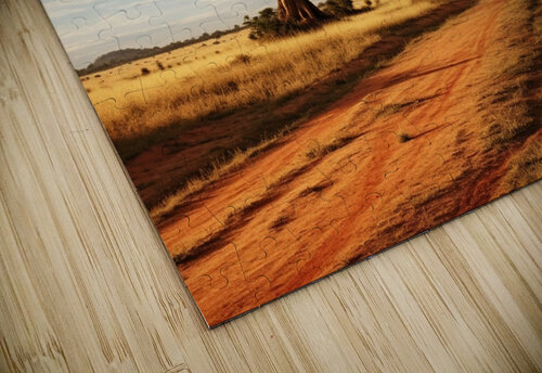 mouhty a photo showing the savannah of Africa fc1 Rtist Design puzzle